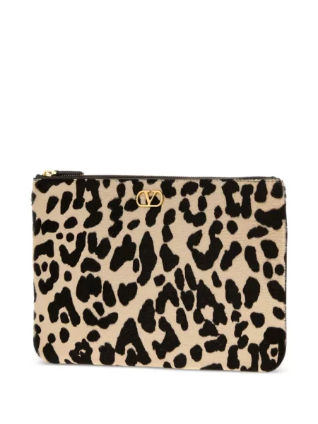 Geantă plic Valentino Garavani cu imagine cu model leopard
