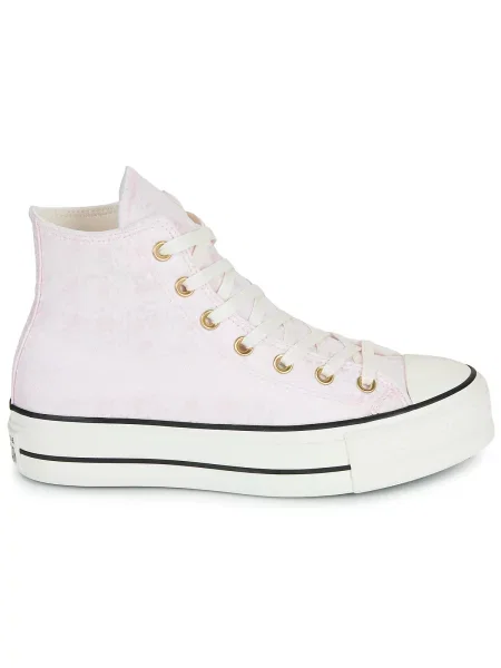 Pantofi Converse cu platformă roz