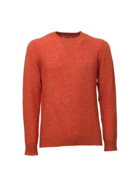 Sweter Mc2 Saint Barth pomarańczowy