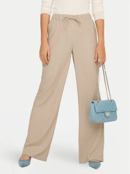 Брюки Only бежевые