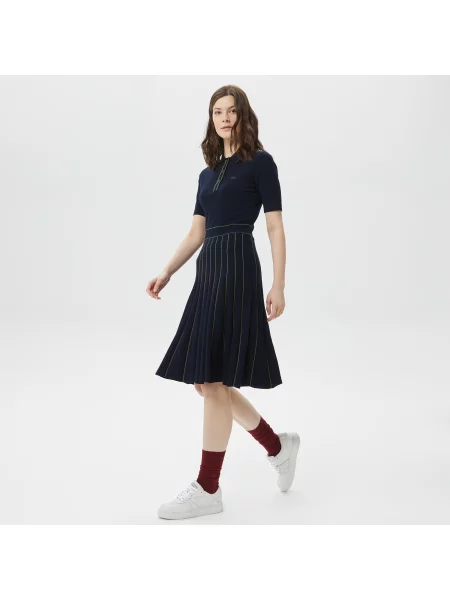 Lacoste Sukienki Lacoste granatowa