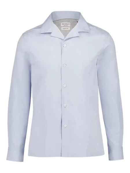 Košile Brunello Cucinelli modrá