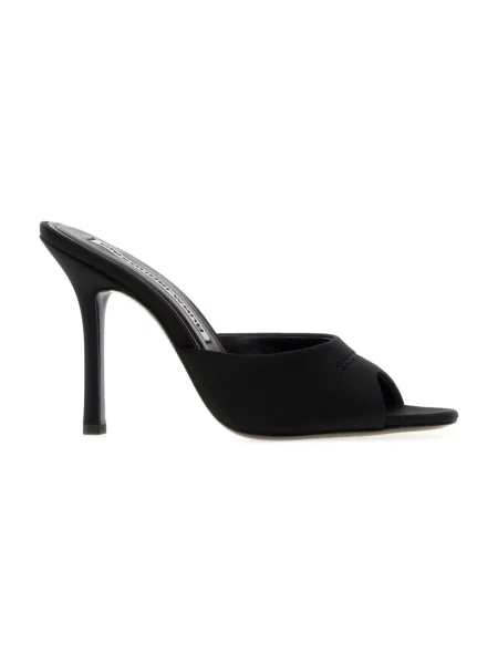 Klapki mules Alexander Wang czarne