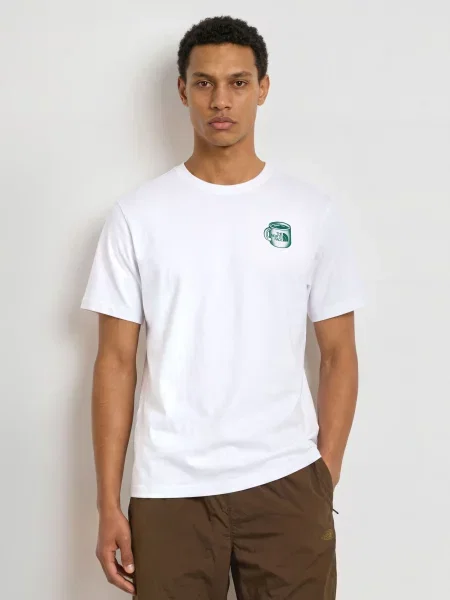 Tričko na lezení The North Face Basecamp Barista Rlx tnf white/pacific teal bílé