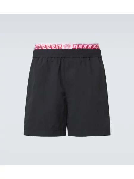Pantaloni scurți Versace negru