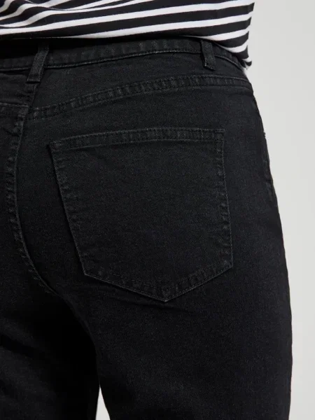 Blugi boyfriend Moodo negru
