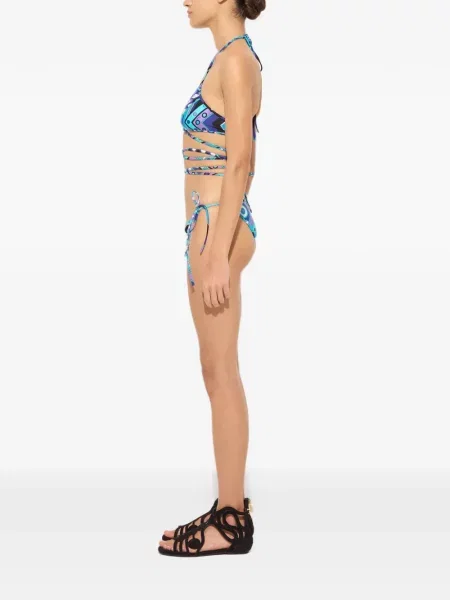 Top Pucci cu imagine plic albastru