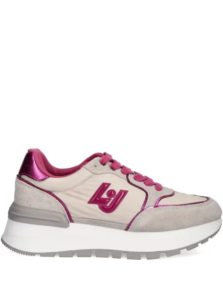 Sneakerși Liu Jo cu șireturi din dantelă chunky