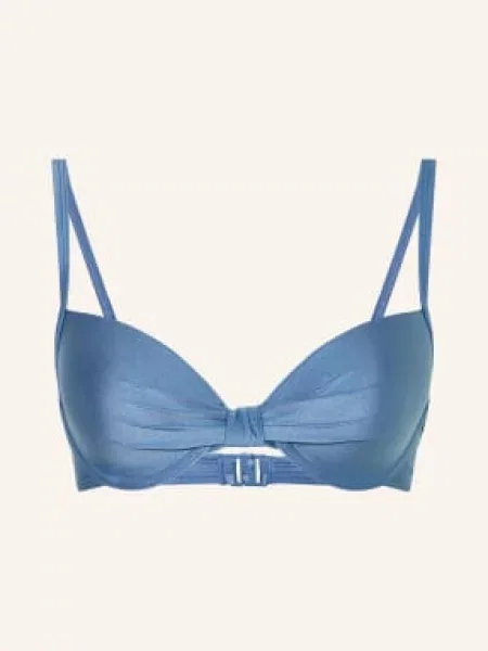 Góra od bikini z detalem w postaci węzła Marc O'polo niebieskie