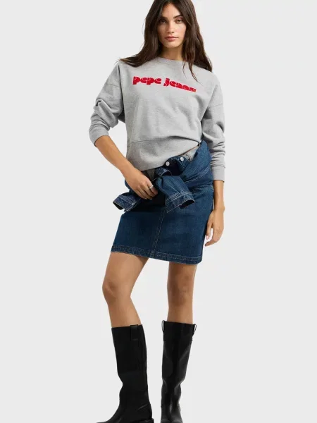 Світшот Pepe Jeans сірий