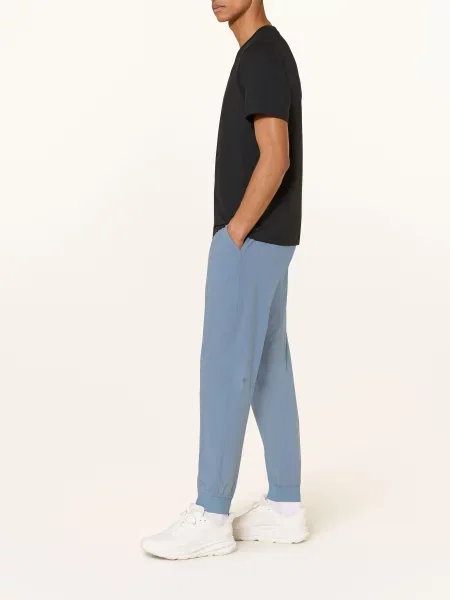 Lululemon Tréninkové Kalhoty Soft Jersey Classic Fit Regular tmavě modrá