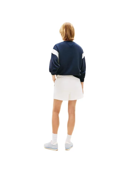 Kratke traper hlače Tommy Hilfiger bijela