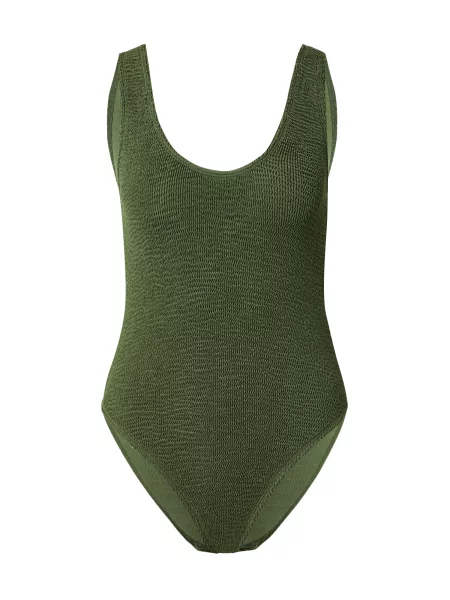 RÆRE by Lorena Rae Costum de baie întreg Line închis verde