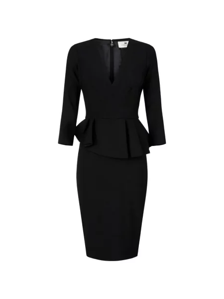Ușor rochie Elisabetta Franchi negru