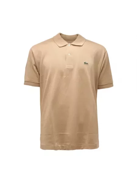 Koszulka polo Lacoste klasyczna z krótkim rękawem beżowa
