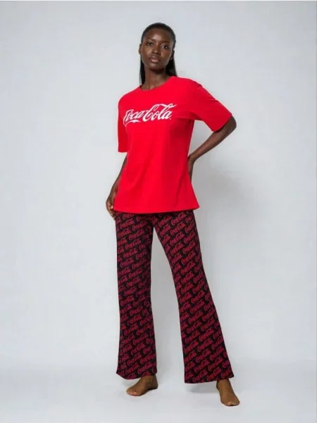 Двокомплектна піжама Coca-Cola червоний