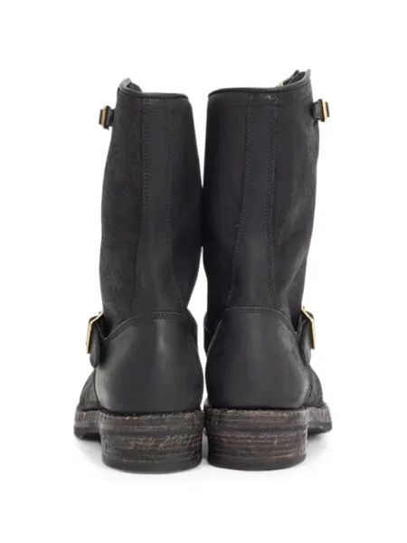 Botine Visvim din piele negru