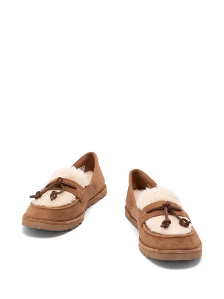 Pantofi loafer Ugg din piele de căprioară maro