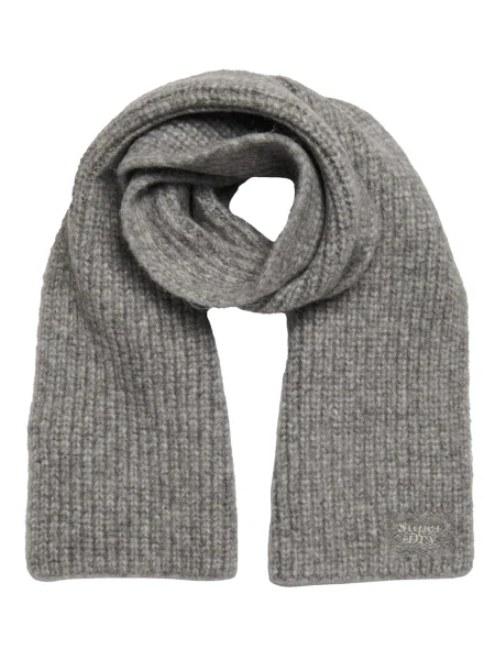 Superdry & Co Šal melange siva