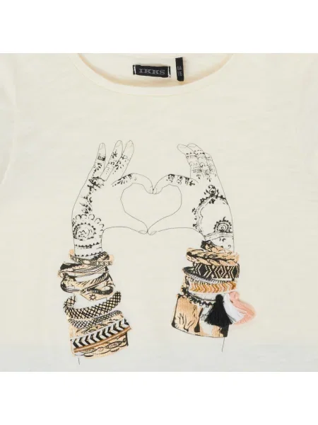 Tricou copii Ikks alb