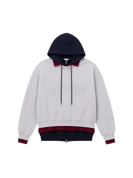 Lniana bluza nierozpinana Balenciaga szara
