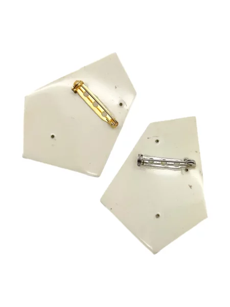 Καρφίτσα Jennifer Gibson Jewellery λευκό