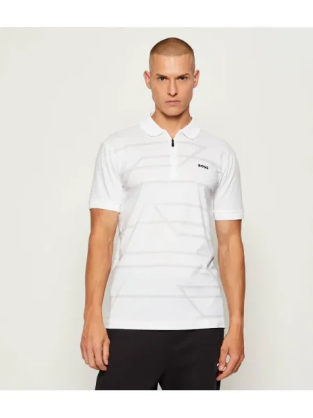 BOSS GREEN Polo Philix alb