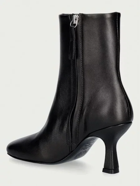 Кожаные ботильоны Souliers Martinez на шпильке