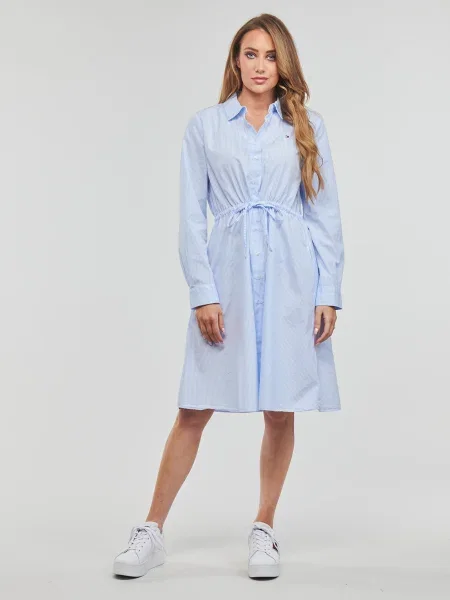Oblekové košeľové šaty Tommy Hilfiger
