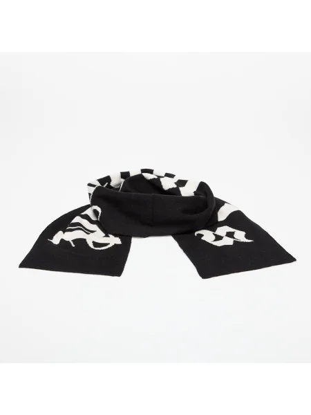 Трикотажный шарф Palm Angels белый