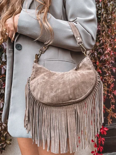 Geanta de piele Boto din piele maro