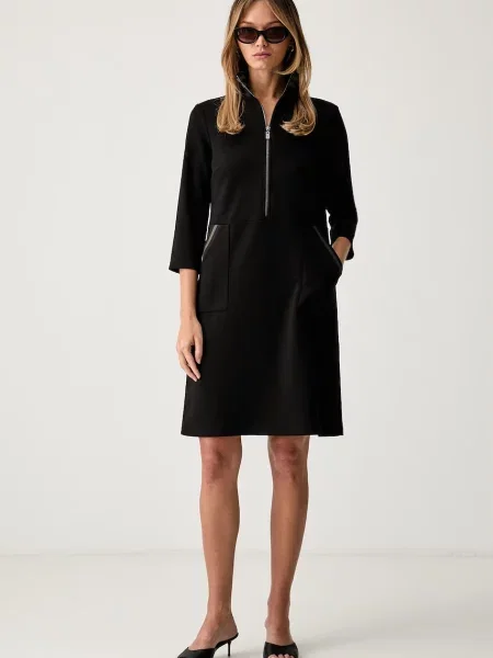 Joseph Ribkoff rochie cu vâscoză negru
