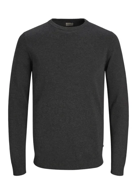 JACK & JONES Sveter tmavosivá čierna