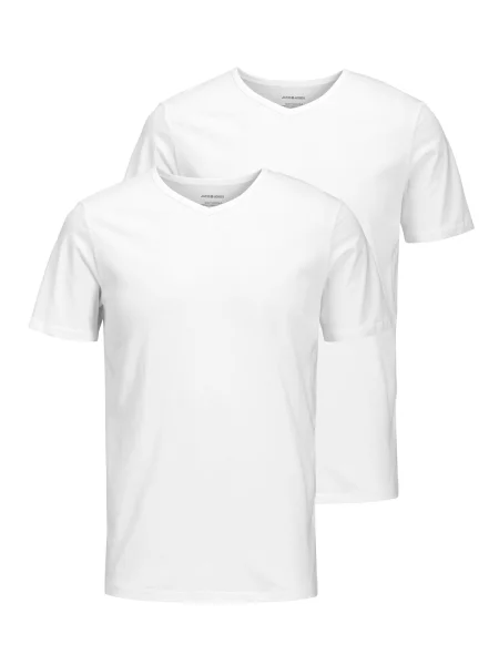 Jack & Jones Set de tricouri﻿ Basic alb