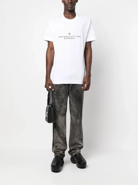 Tricou Givenchy cu imagine alb