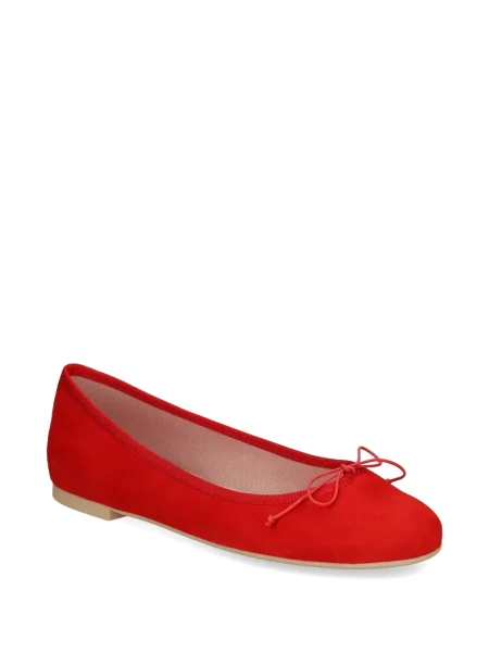 Balerinki Pretty Ballerinas wiązane czerwone