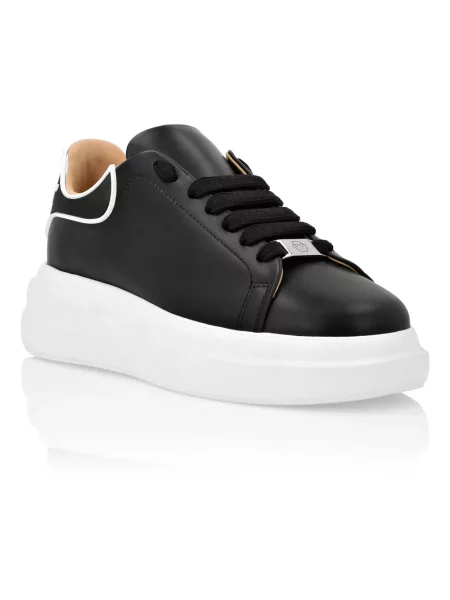 Sneakersy Philipp Plein skórzane czarne