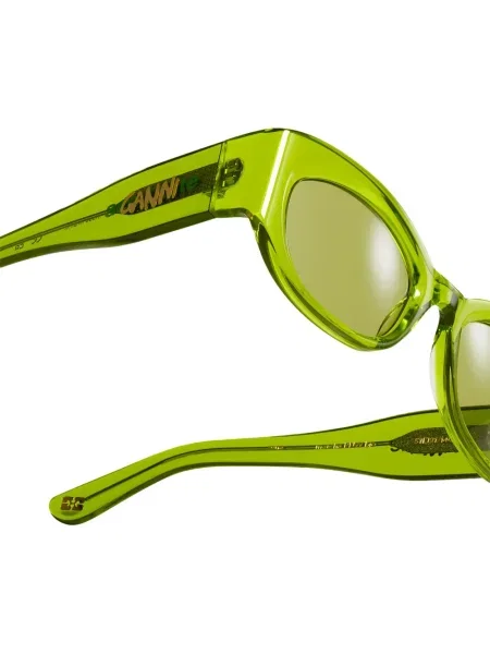 Ochelari de soare Ganni verde