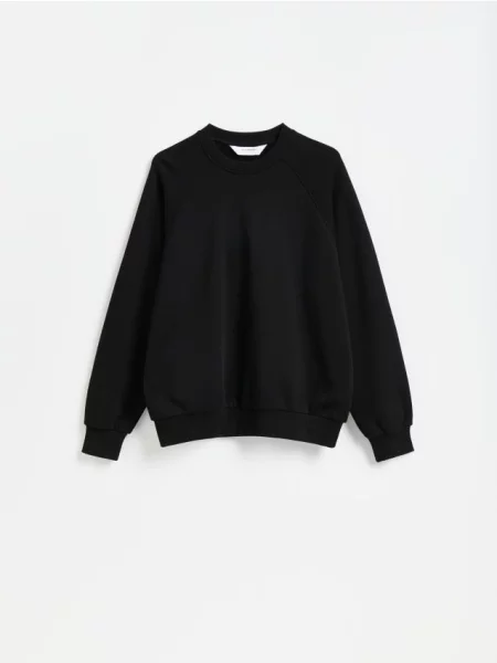 Reserved Hanorac monocromatic oversize negru