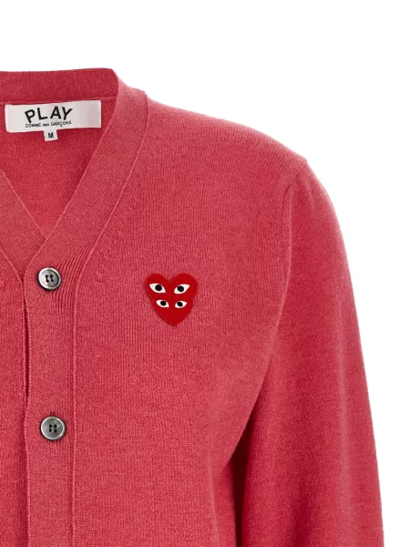Cardigan Comme Des Garcons Play roșu