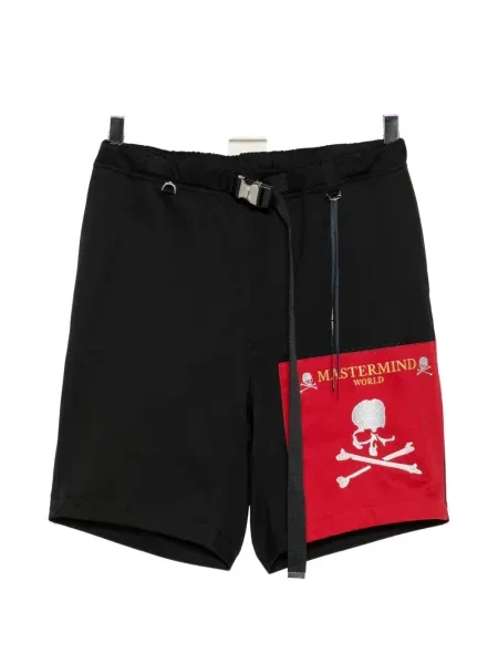 Pantaloni scurți Mastermind World cu autograf negru