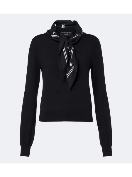 Šál Dolce&gabbana čierna