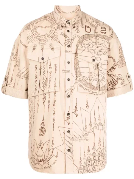 Cămașă Dsquared2 cu imagine