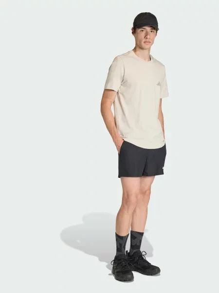Спортивная футболка Adidas бежевая