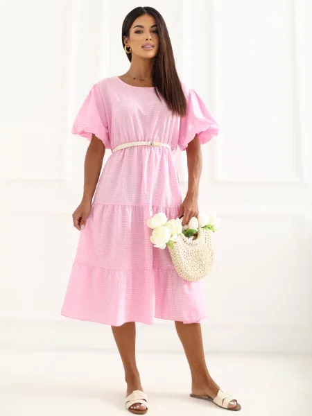 Midi haljina Italy Moda bijela