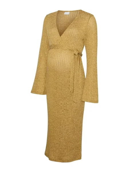 MAMALICIOUS Pletena haljina MLZenia konjak