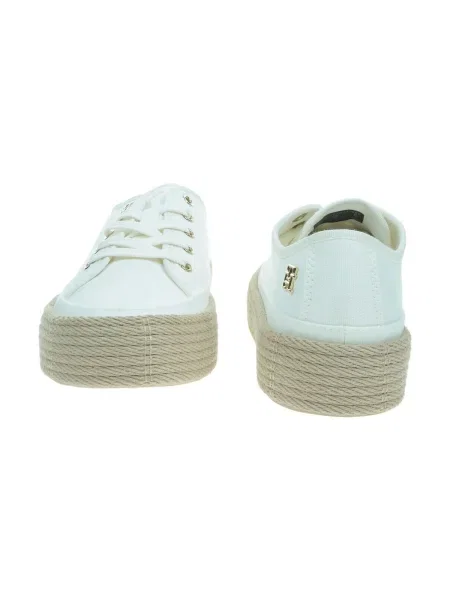Tommy Hilfiger Espadrilky Vulc Espadrille Sneaker biela