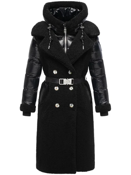 NAVAHOO Palton de iarnă Kuscheltraum negru
