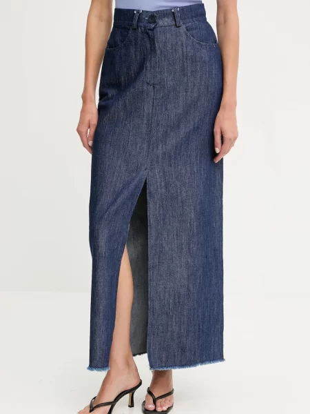 Джинсова спідниця Answear.LAB maxi пряма