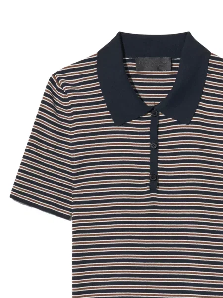 Tricou polo Nili Lotan albastru